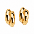 Gemini Hoop Earrings