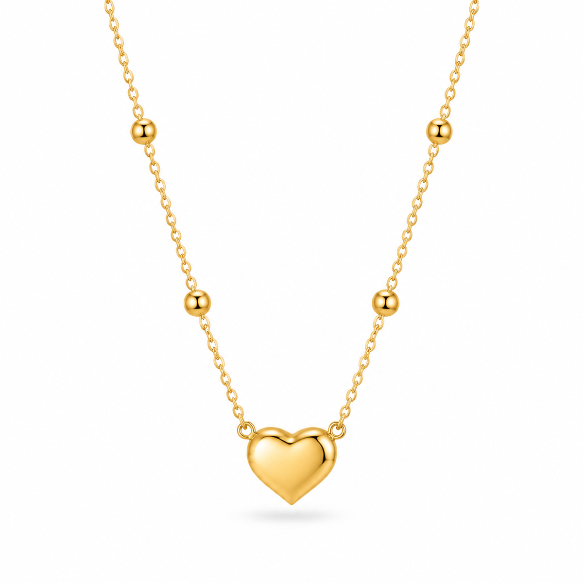 Sweetheart Bead Necklace