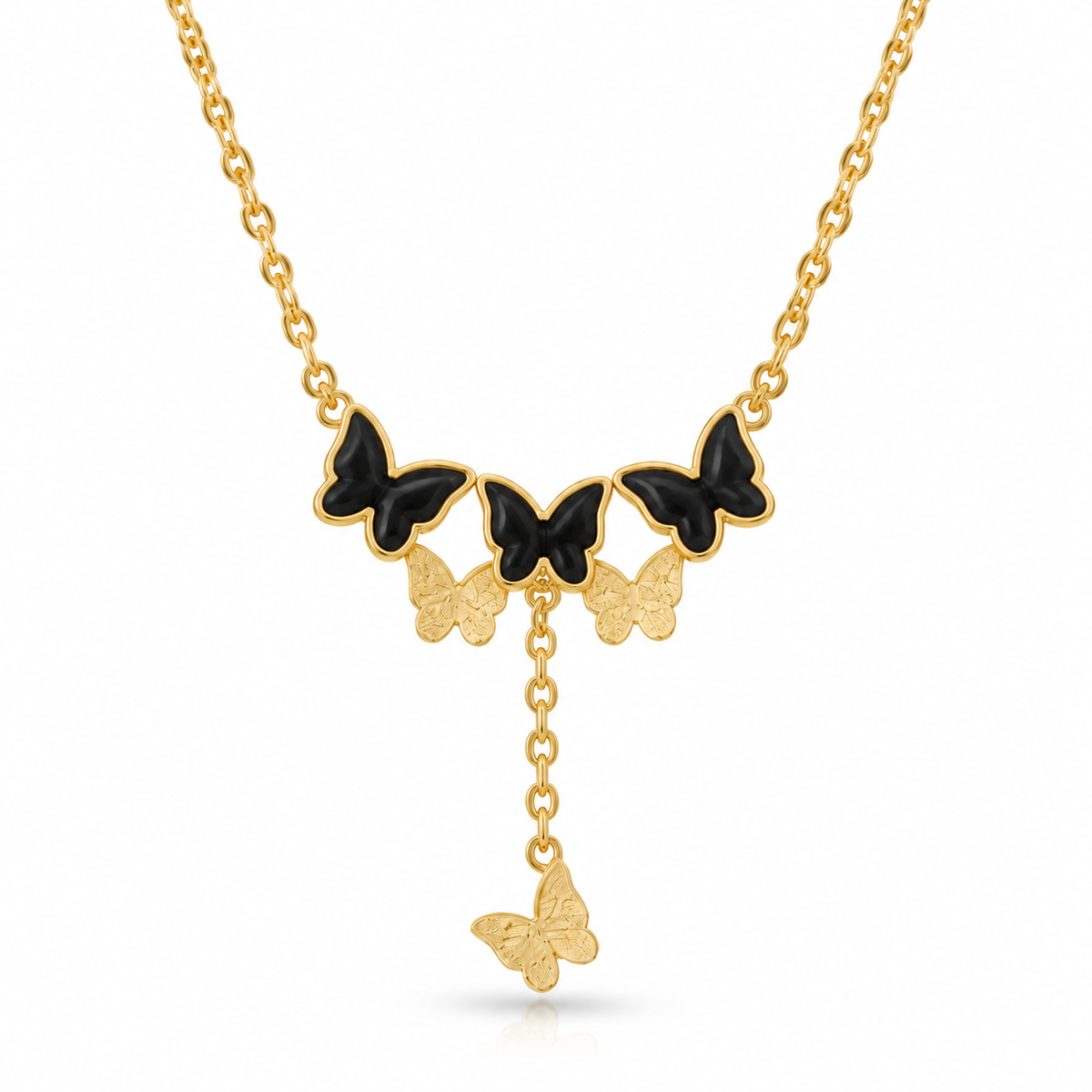Midnight Flutter Necklace