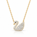 Glacier Swan Necklace