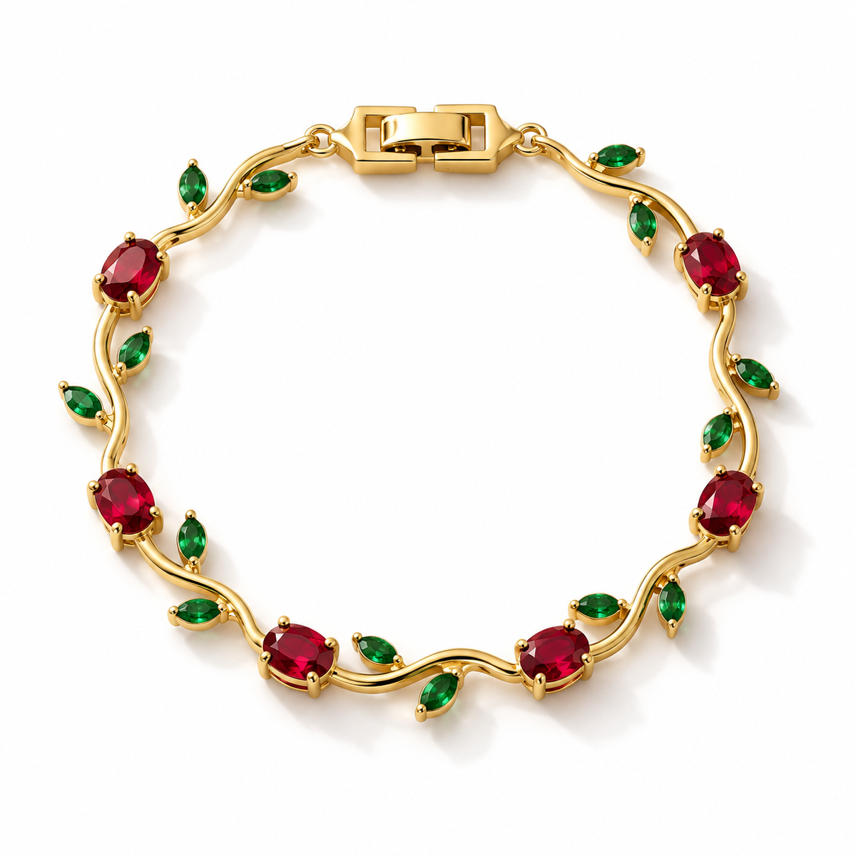 Ruby Vine Bracelet