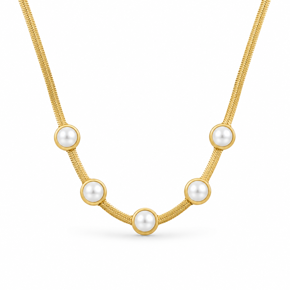 Pearl Snake Necklace