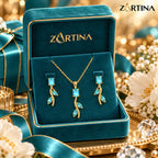 Crimson Vine Necklace & Earring Set