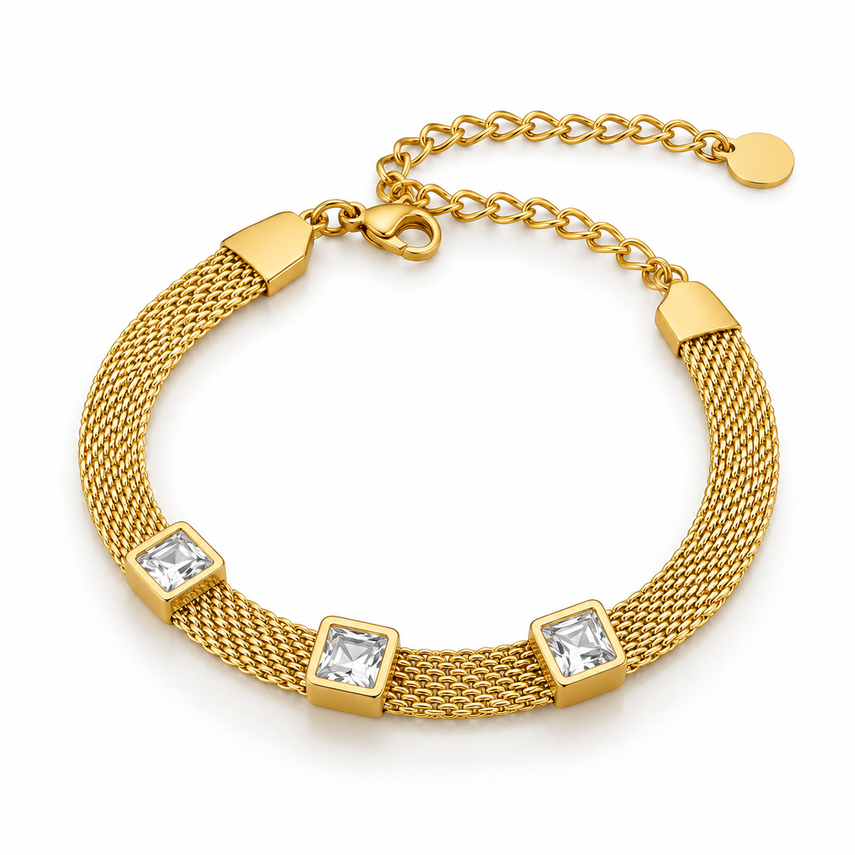 Mesh Zircon Bracelet