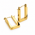 Oblong Luxe Hoops
