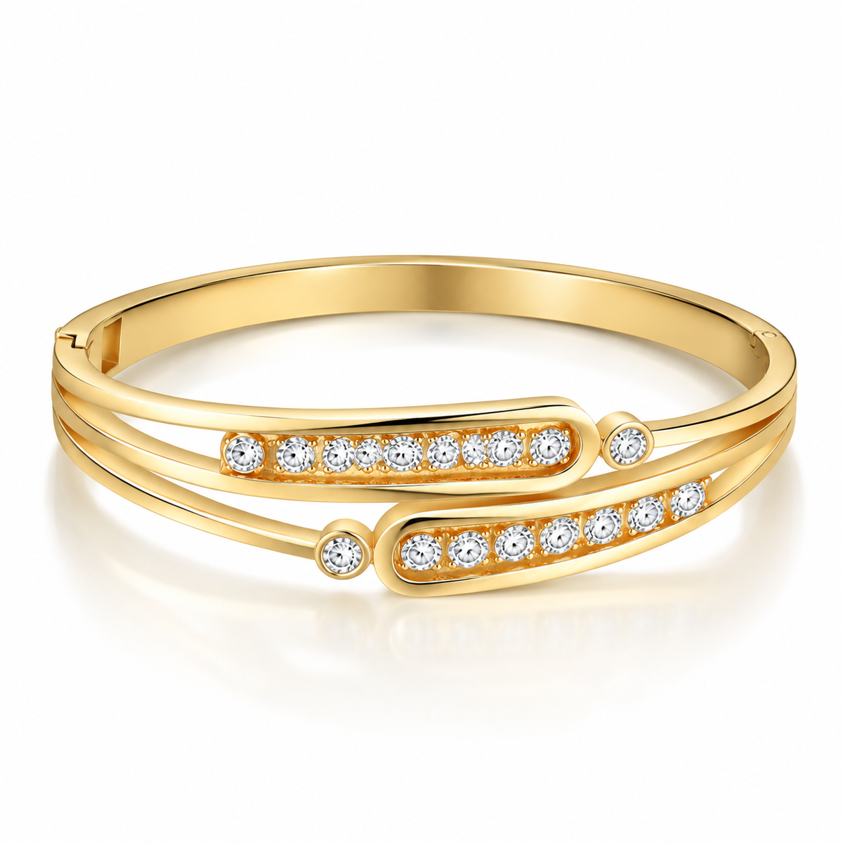 Crossover Iced Hand Cuff